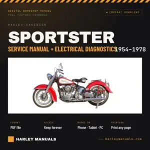 1954-1978 Harley-Davidson Sportster Parts Manual - Vintage PDF Instant Download