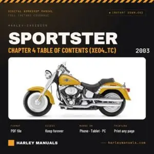 2003 Harley-Davidson Sportster Electrical Diagnostic Manual Chapter 4 Table of Contents (XE04_TC) - PDF Download
