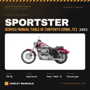 2003 Harley-Davidson Sportster Service Manual Back Table of Contents (SMBK_TC) - PDF Download