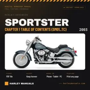 2003 Harley-Davidson Sportster Service Manual Chapter 1 Table of Contents (SM01_TC) - PDF Download