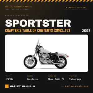 2003 Harley-Davidson Sportster Service Manual Chapter 2 Table of Contents (SM02_TC) - PDF Download
