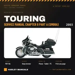2003 Harley-Davidson Touring Service Manual Chapter 8 Part A (SM08A) - PDF Download