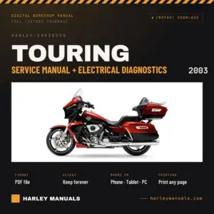 2003 Harley-Davidson Touring Service Manual + Electrical Diagnostics Bundle - PDF Instant Download
