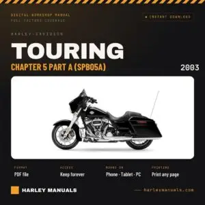 2003 Harley-Davidson Touring Service Manual Supplement B Chapter 5 Part A (SPB05A) - PDF Download