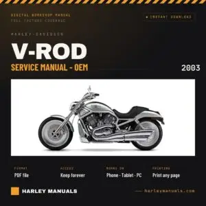 2003 Harley-Davidson V-Rod Service Manual - OEM Workshop Repair PDF Instant Download
