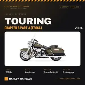 2004 Harley-Davidson Touring Electrical Diagnostic Manual Chapter 6 Part A (FE06A) cover