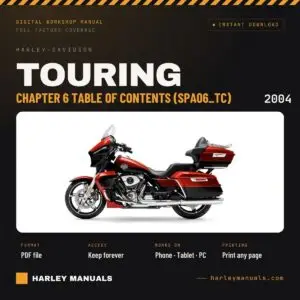 2004 Harley-Davidson Touring Service Manual Supplement A Chapter 6 Table of Contents (SPA06_TC) - PDF Download