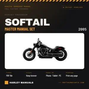 2005 Harley-Davidson Softail Master Manual Set - Complete Documentation Library