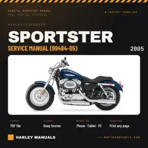 2005 Harley-Davidson Sportster Service Manual (99484-05) - OEM Workshop Repair PDF Instant Download