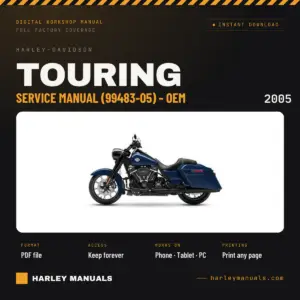 2005 Harley-Davidson Touring Service Manual (99483-05) - OEM Workshop Repair PDF Instant Download