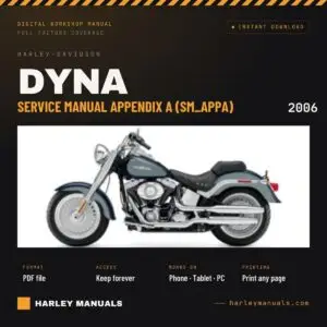 2006 Harley-Davidson Dyna Service Manual Appendix A (SM_APPA) - PDF Download