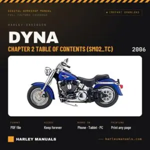 2006 Harley-Davidson Dyna Service Manual Chapter 2 Table of Contents (SM02_TC) - PDF Download