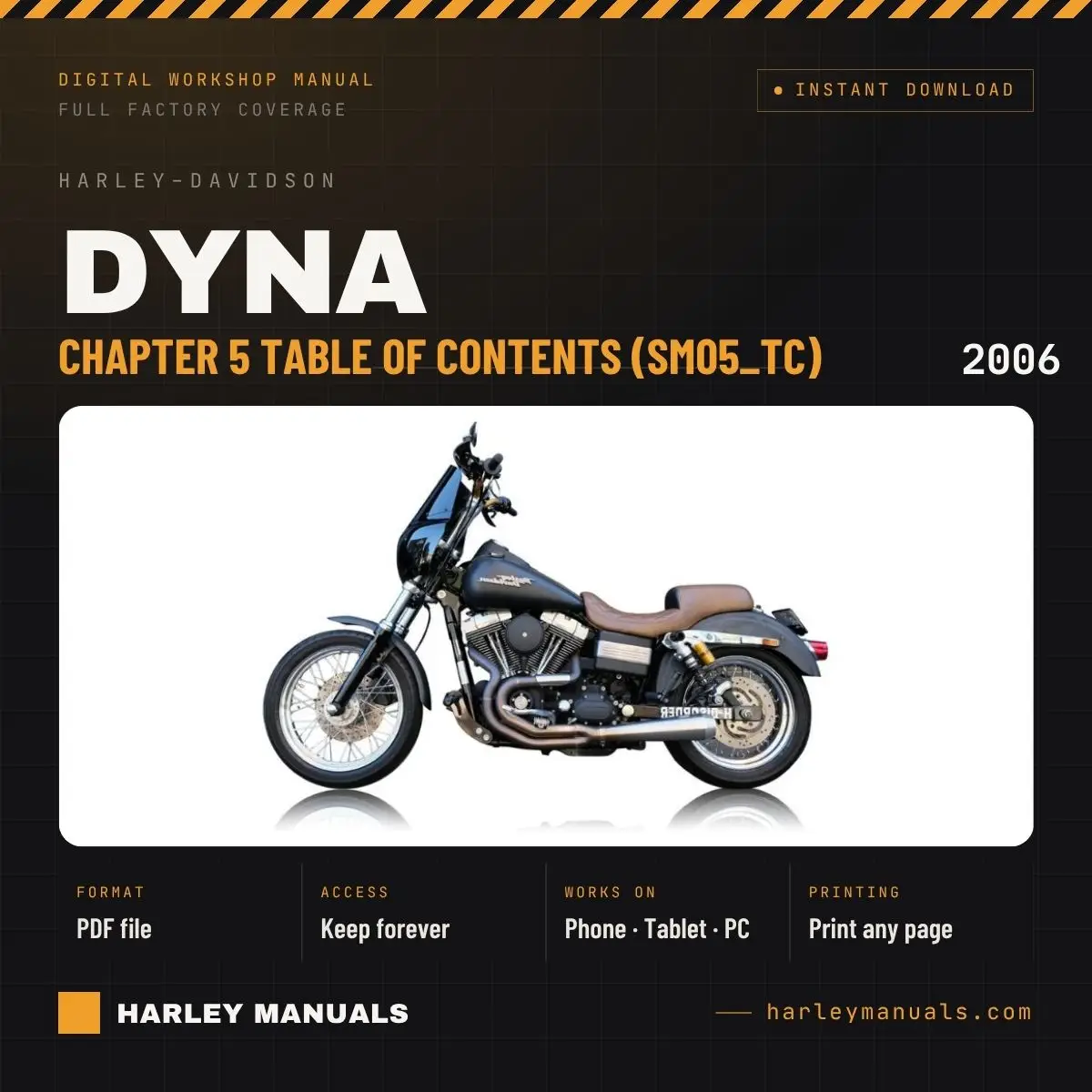 2006 Harley-Davidson Dyna Service Manual Chapter 8 Part A (SM08A) - PDF Download