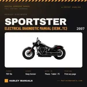 2007 Harley-Davidson Sportster Electrical Diagnostic Manual Back Table of Contents (XEBK_TC) - PDF Download