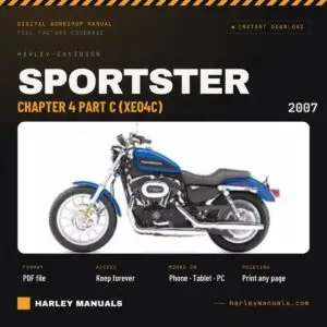 2007 Harley-Davidson Sportster Electrical Diagnostic Manual Chapter 4 Part C (XE04C) - PDF Download