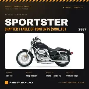 2007 Harley-Davidson Sportster Service Manual Chapter 1 Table of Contents (SM01_TC) - PDF Download