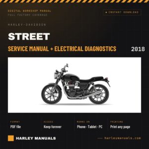 2018 Harley-Davidson Street Service Manual + Electrical Diagnostics Bundle PDF