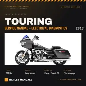 2018 Harley-Davidson Touring Service Manual + Electrical Diagnostics Bundle - PDF Instant Download
