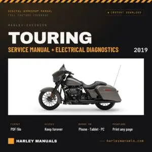 2019 Harley-Davidson Touring Service Manual + Electrical Diagnostics Bundle - PDF Instant Download