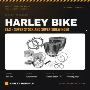 S&S Super Stock & Super Sidewinder Engine Service Manual - PDF Instant Download