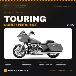 2005 Harley-Davidson Touring Electrical Diagnostic Manual Chapter 3 Part B (FE03B) cover