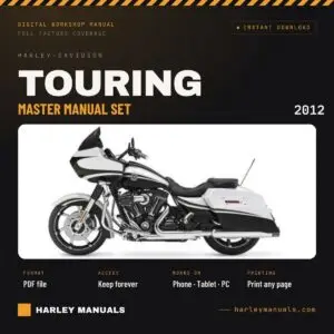 2012 Harley-Davidson Touring Master Manual Set - Complete Documentation Library