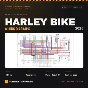 2016 Harley-Davidson Wiring Diagrams All Models - PDF Instant Download