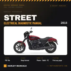 2018 Harley-Davidson Street Electrical Diagnostic Manual (94000507) cover