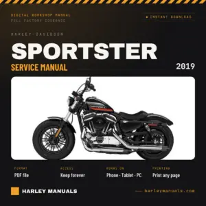 2019 Harley-Davidson Sportster Service Manual - OEM Workshop Repair PDF Instant Download