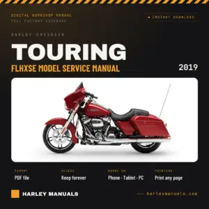 2019 Harley-Davidson Touring FLHXSE Model Service Manual Supplement - PDF Instant Download