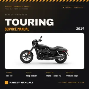 2019 Harley-Davidson Touring Service Manual cover