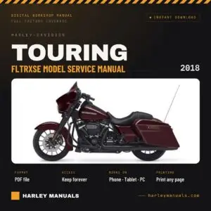 2018 Harley-Davidson Touring FLHTKSE Model Service Manual Supplement - PDF Instant Download